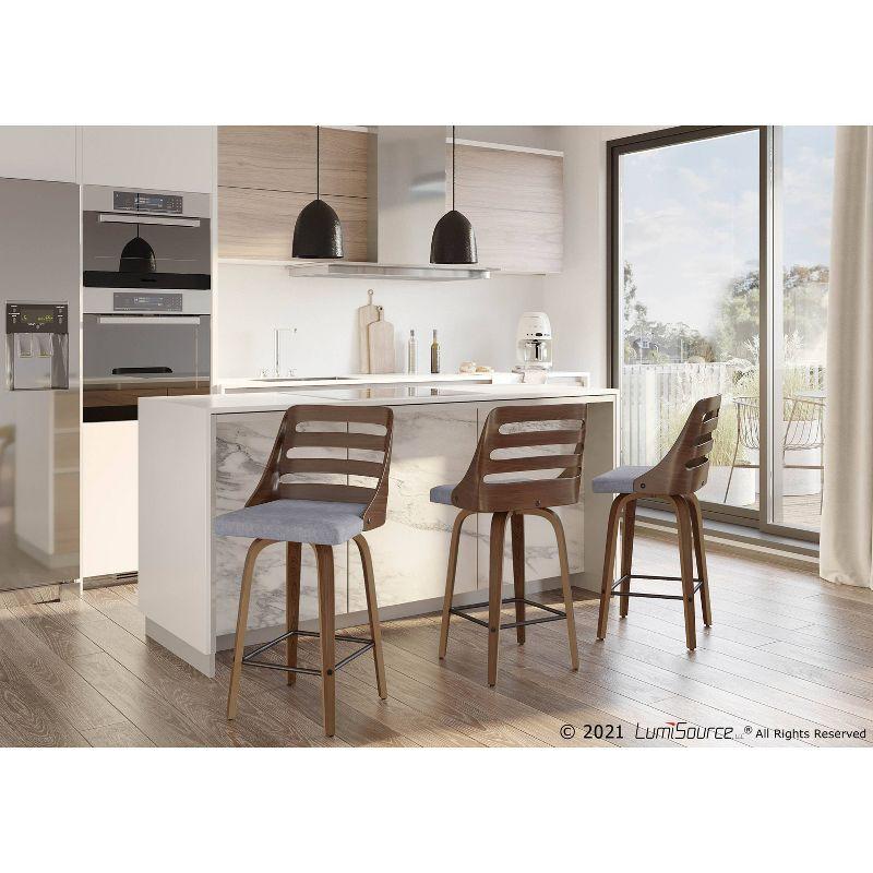 LumiSource Trevi 26" Fixed-height Counter Stool - Set Of 2
