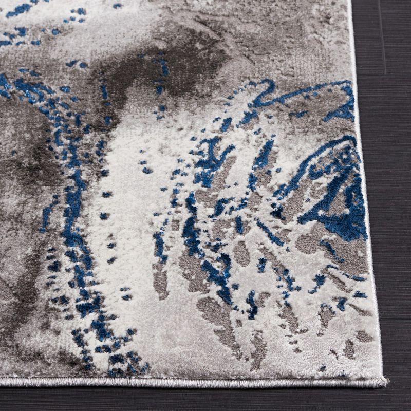 Craft CFT864 Loomed Indoor Area Rug - Grey/Blue - 6'7"x6'7" - Safavieh
