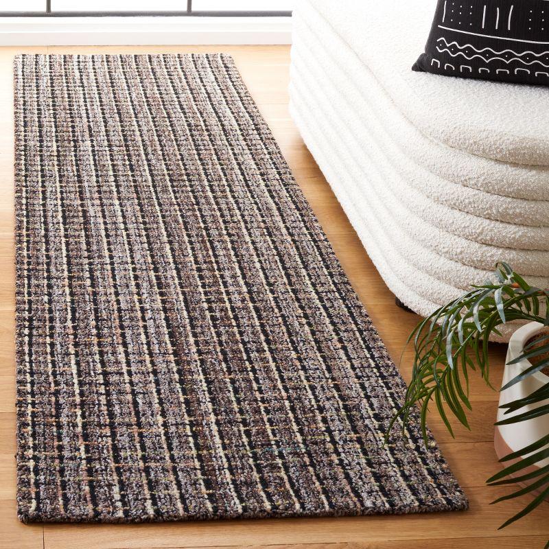 Abstract ABT491 Hand Tufted Area Rug - Brown/Black - 5'x8' - Safavieh.