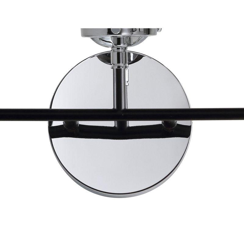 JONATHAN Y Caleb Contemporary Transitional Iron/Glass LED Vanity Light