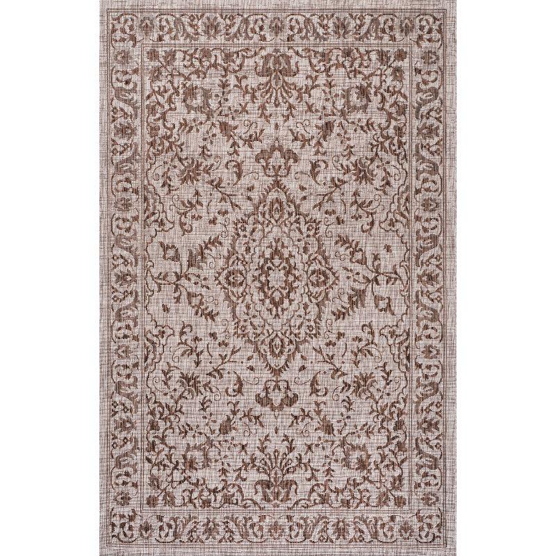 Jerash Ornate Medallion Indoor/Outdoor Area Rug - JONATHAN Y