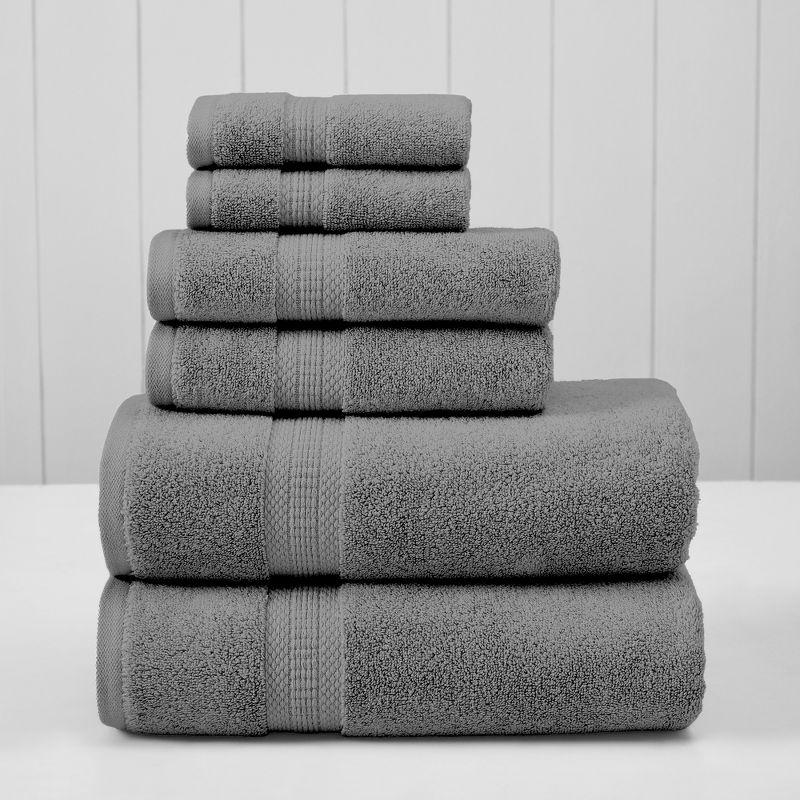 Modern Threads 6-Piece Rayon from  Towel Set - Ultra Soft & Absorbent