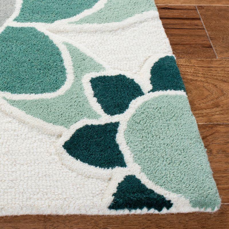 Safavieh Kids SFK923 Hand Tufted Area Rug - Ivory/Green - 3'x5' - Safavieh.