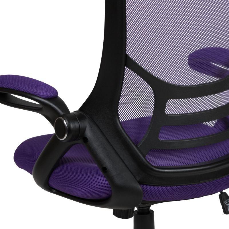 Flash Furniture High Back Mesh Ergonomic Swivel Office Chair with Flip-up Arms