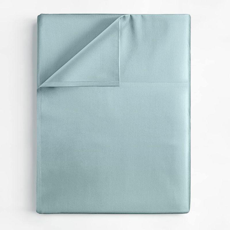 CGK Linens Single 100% Cotton Flat Sheet/ Top Sheet 400 Thread Count