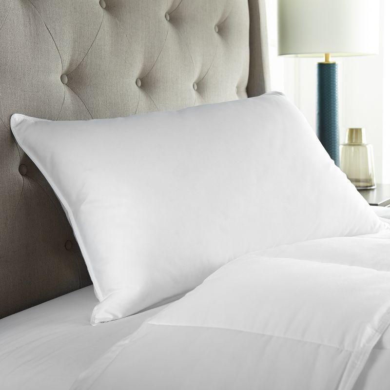 Downlite White Goose Chamber Hotel Pillow Queen