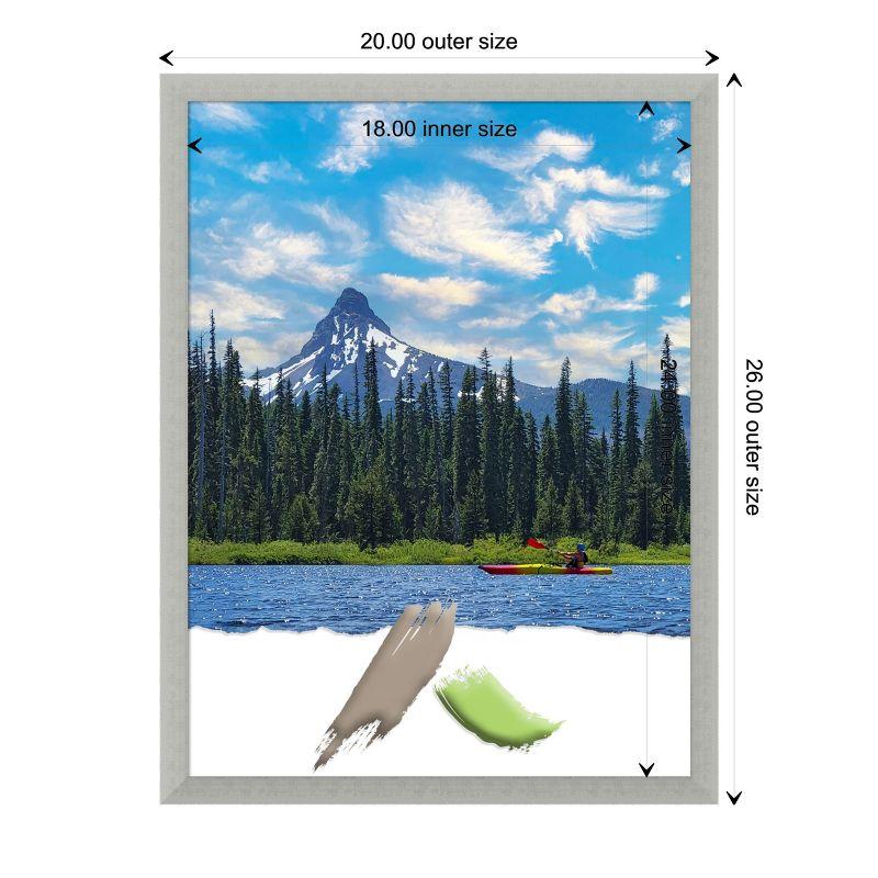 Amanti Art Silver Leaf Wood Picture Frame