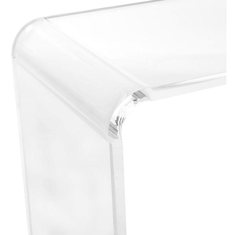 Atka Acrylic Console Table - FOX6016A - Clear - Safavieh Couture