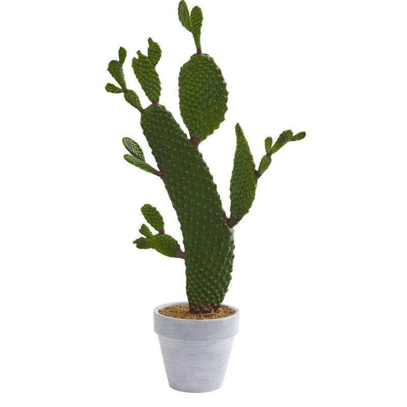 Primrue 27'' Faux Cactus Plant in Pot