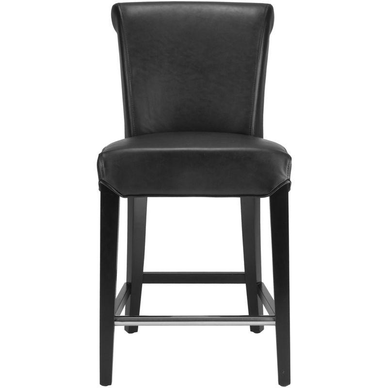 Darby Home Co Bowie Upholstered Counter Stool with Solid Wood Frame