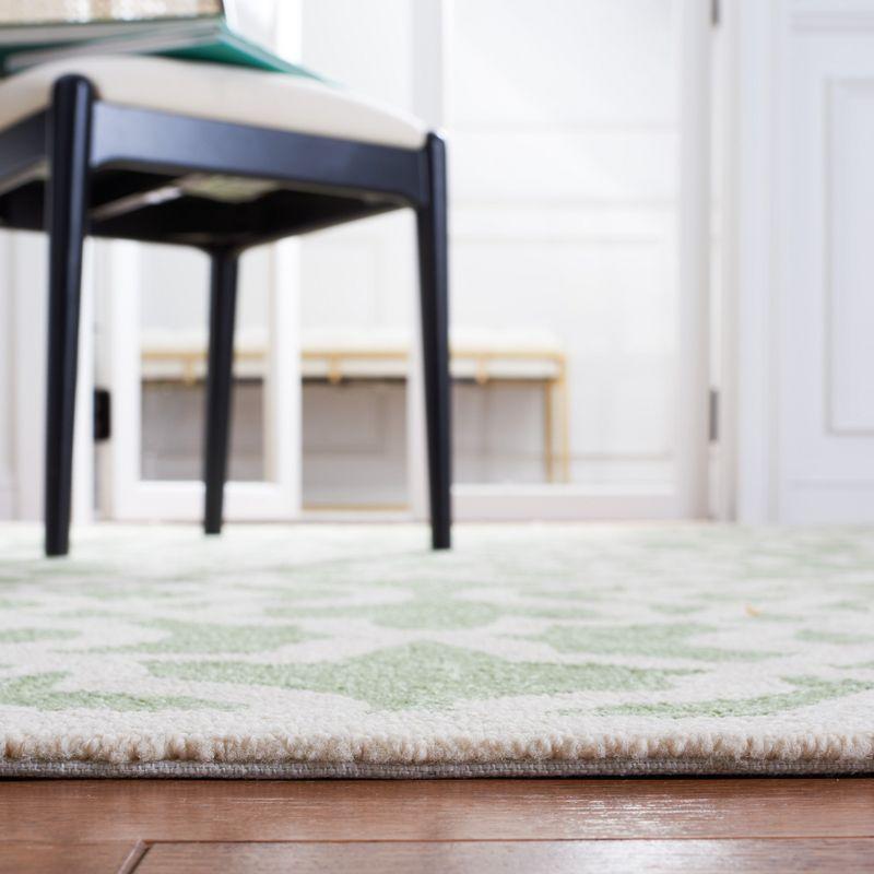 Four Seasons FRS466 Hand Tufted Area Rug - Seafoam/Ivory - 8'x10' - Safavieh.