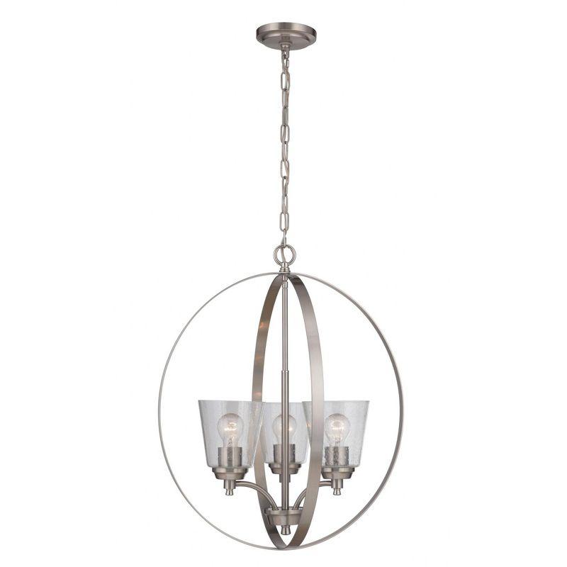 Craftmade Lighting Tyler 3 - Light Chandelier in  Brushed Polished Nickel