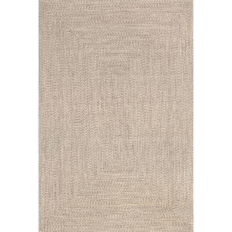 nuLOOM Wynn Braided Indoor/Outdoor Area Rug, 6' x 9', Tan