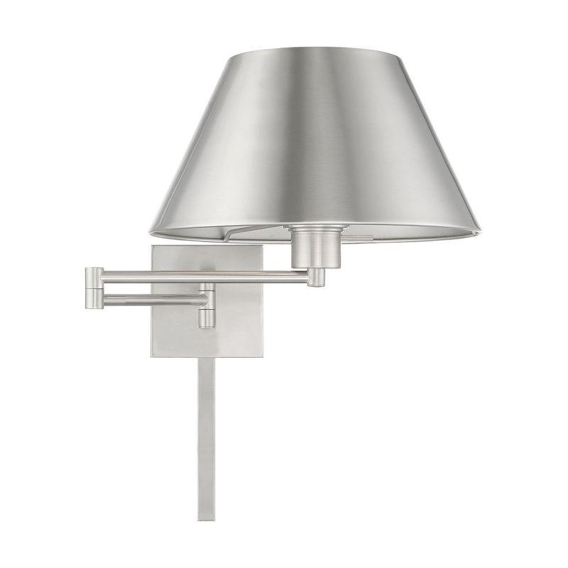 Livex Lighting 1 - Light Wall Light in  Brushed Nickel