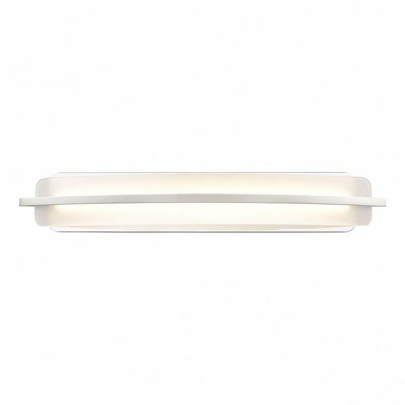 Polished Chrome 31.25" Dimmable LED Swing Arm Sconce