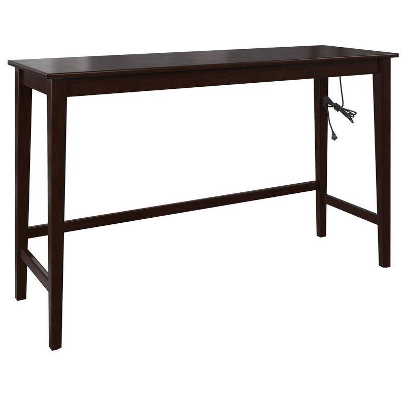 DHP Dallon Sofa Table with 3 Stools and USB Charger