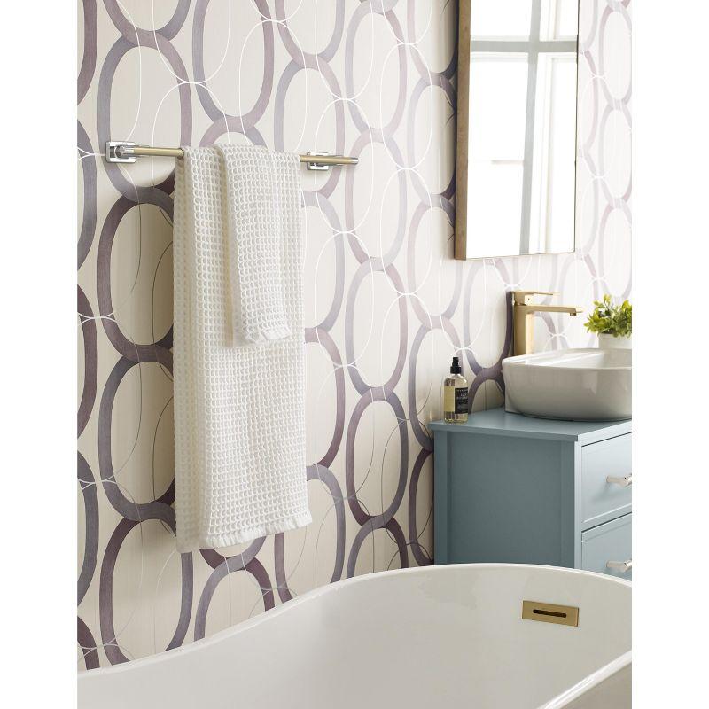 Amerock Esquire Polished Nickel/Golden Champagne 24 inch (610mm) Towel Bar