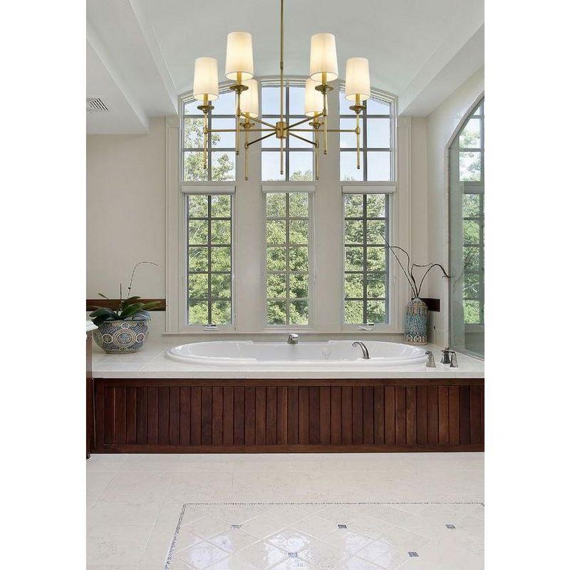 Z-Lite Emily 6 - Light Chandelier in  Rubbed Brass