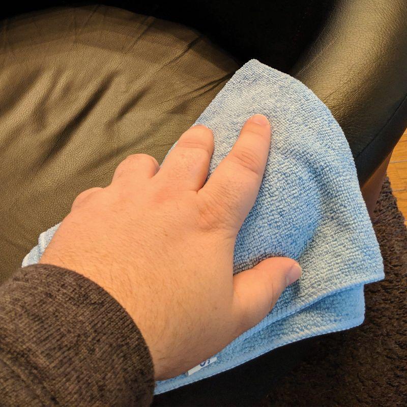 Smart Choice Microfiber Cleaning Cloths 12x12 30gm Blue (12/Pack)