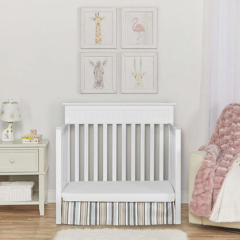 Dream On Me JPMA Certified Harbor 4-in-1 Convertible Mini Crib