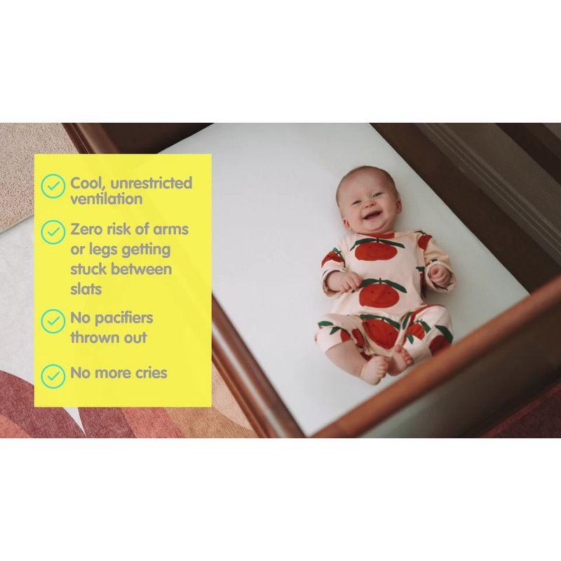 BreathableBaby Breathable Mesh 2-in-1 Mini Crib, Greenguard Gold Certified