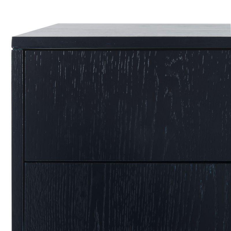 Lorna 3 Drawer Nightstand - FOX6232 - Navy - Safavieh Couture