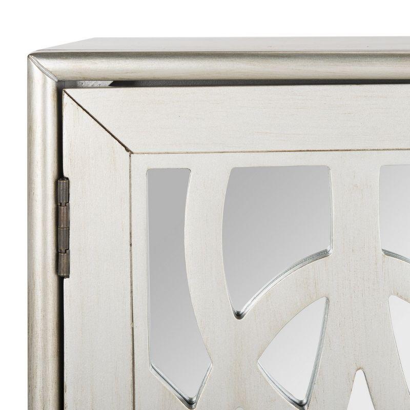 Ashlynn 2 Door Chest - Silver - Safavieh.