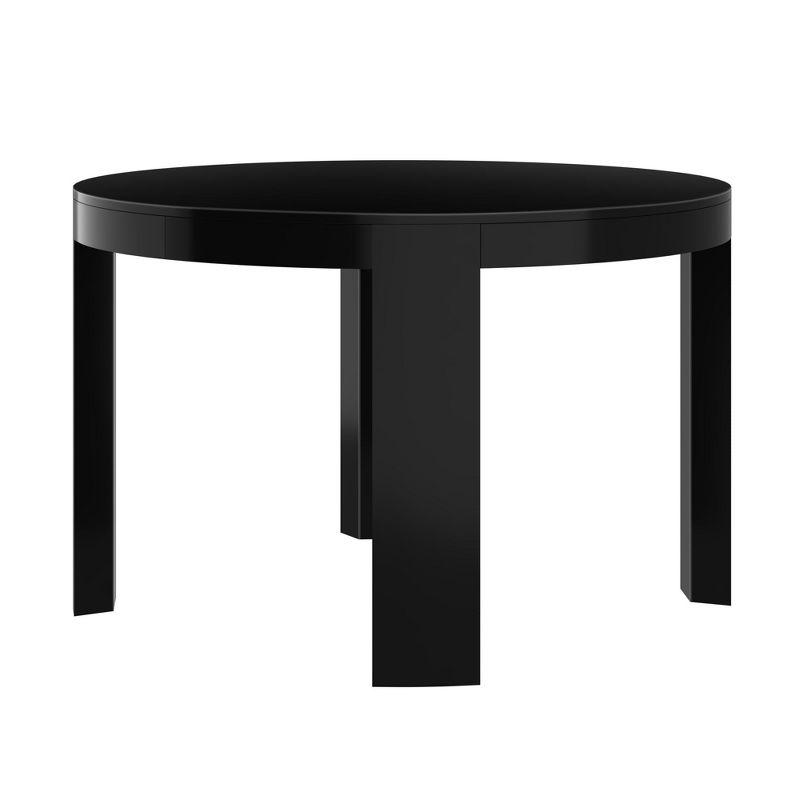 Plank+ Beam Modern Rounded Round Dining Table