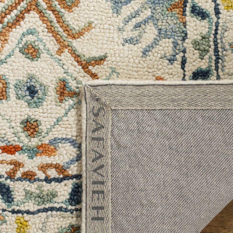 Aspen APN310 Hand Tufted Indoor Accent Rug - Ivory/Blue - 3'x5' - Safavieh