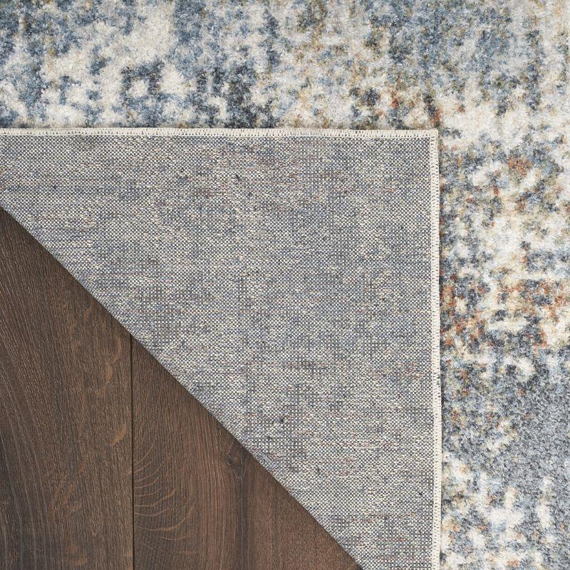 Nourison Astra Machine Washable 2'2" x 8' Multicolor Modern Indoor Bathroom, Kitchen Runner Rug