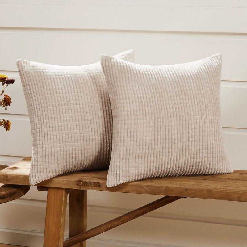 Deconovo Deconov Square Pillow Cover (Set of 2)