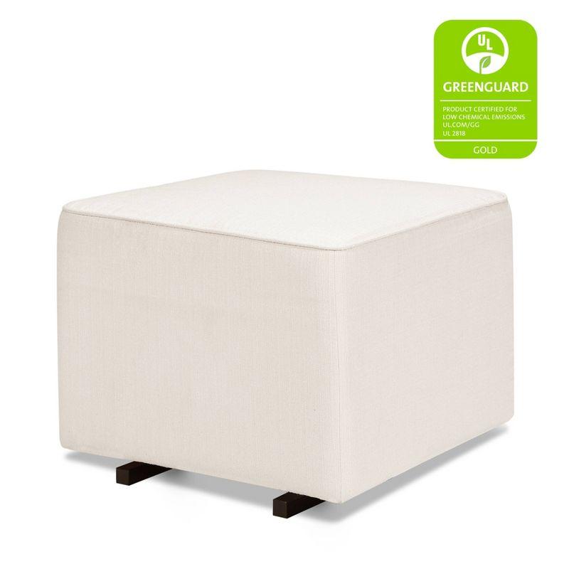 DaVinci Universal Gliding Ottoman - Performance Cream Linen