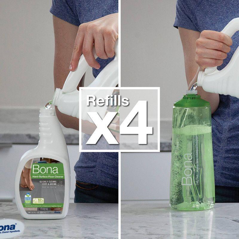 Bona Cleaning Products Multi-Surface Cleaner Spray + Mop All Purpose Floor Cleaner - Unscented - 128 fl oz