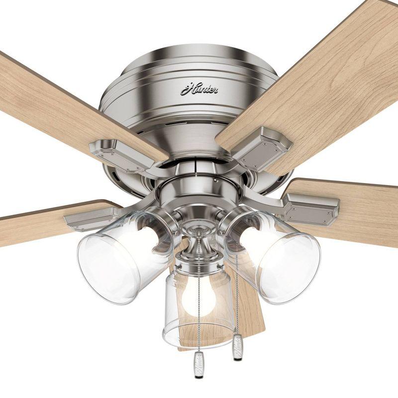 42" Crestfield Low Profile Ceiling Fan (Includes LED Light Bulb) - Hunter Fan