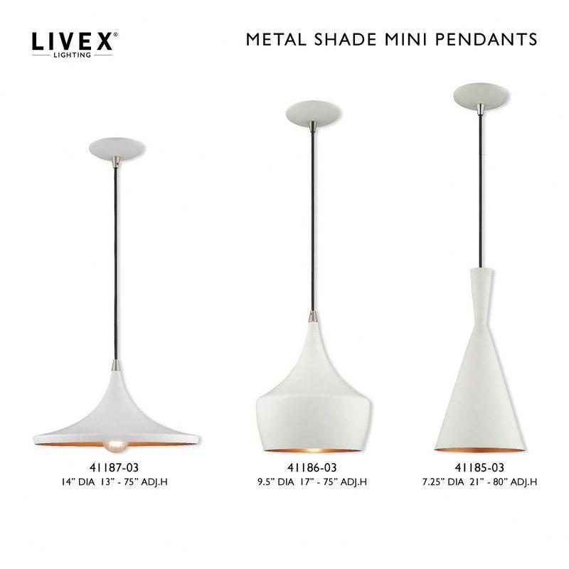 Schultz Single Light Metal Dimmable Pendant