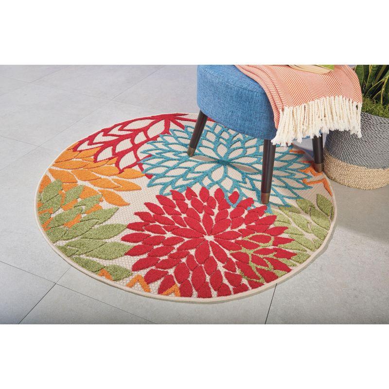 Nourison Aloha Floral Bloom Indoor Outdoor Rug