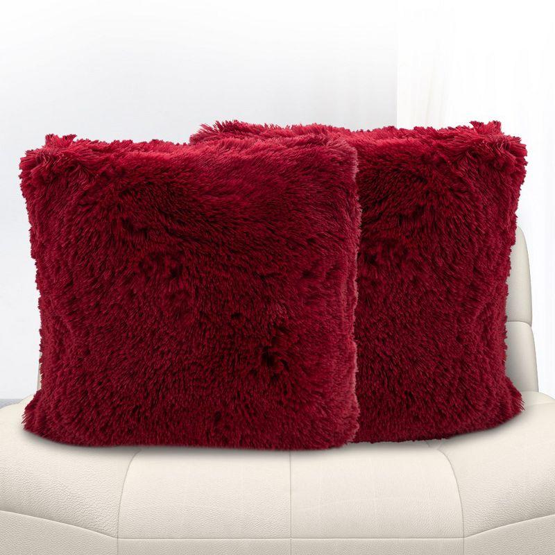 Faux Fur Throw Pillow