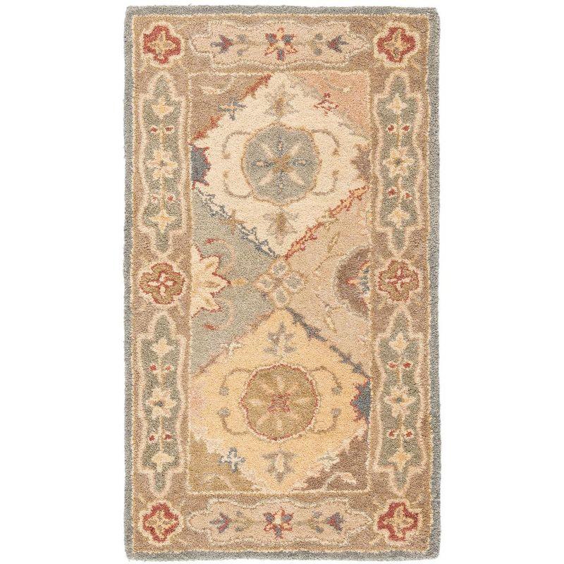 Antiquity AT316 Hand Tufted Accent Rug - Multi/Beige - 2'3"x4' - Safavieh.