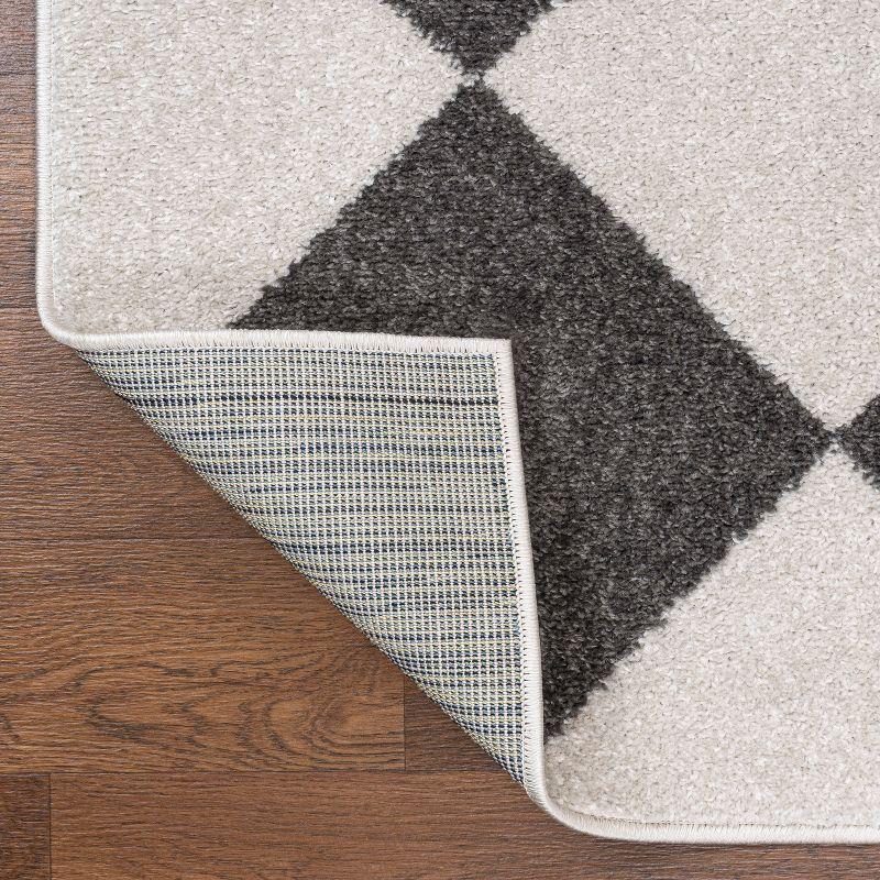 JONATHAN Y Draper Classic Geometric Diamond Pattern Area Rug