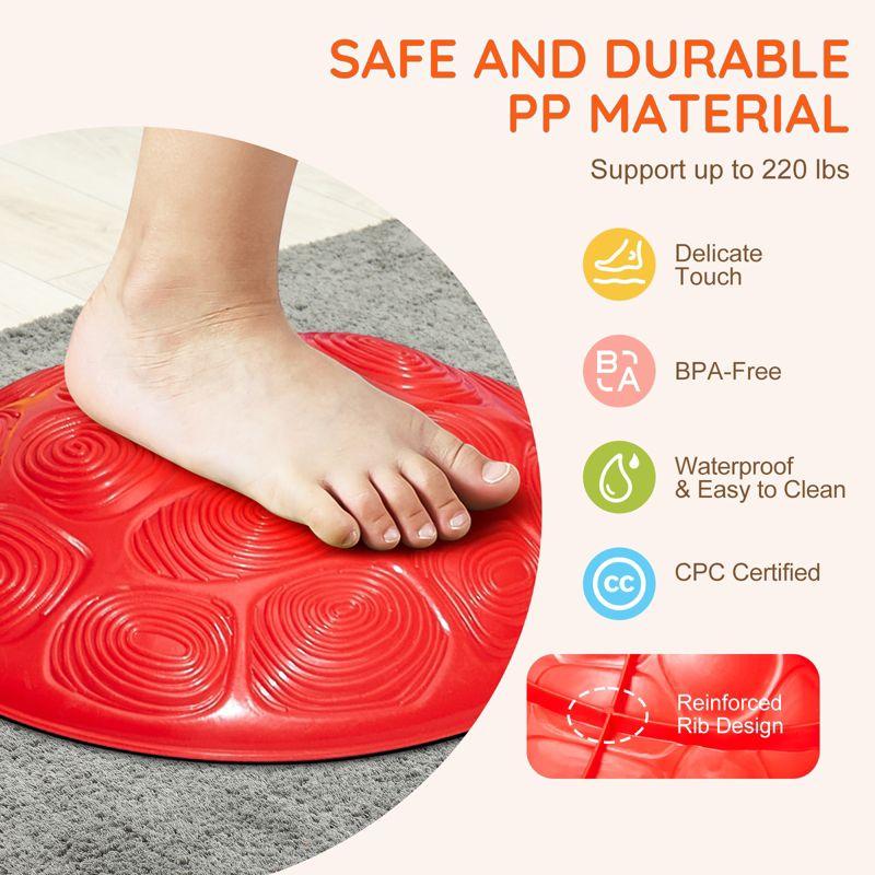 VEVOR Turtle Balance Stepping Stones, 6 PCS, Up to 220 lbs Kids Turtle Jumping Stones Steps Stones, Toys for Children Aged 3 4 5 6 7 8+