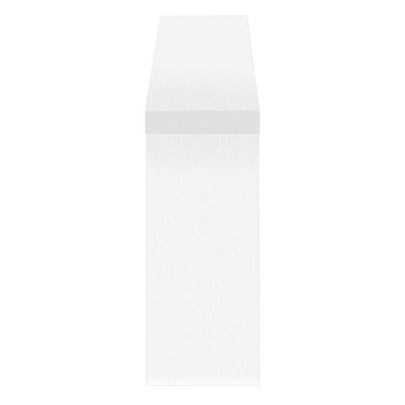 Monarch Specialties Accent Table Console Entryway Narrow Sofa Living Room Bedroom White Laminate Contemporary Modern