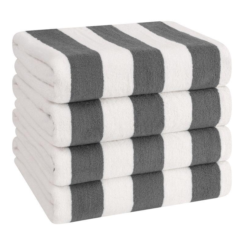 ArkwrightLLC Arkwright Cali Cabana 100% Cotton 30x60 Beach Towel (Pack of 4) (Set of 4)