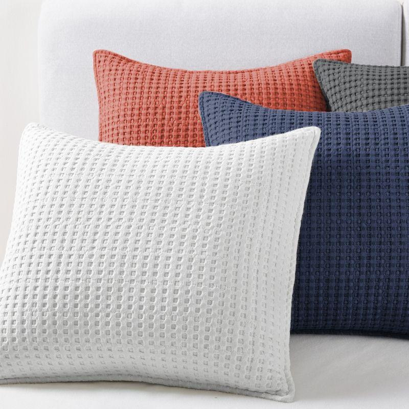 Mills Waffle Square Decorative Pillow - Levtex Home