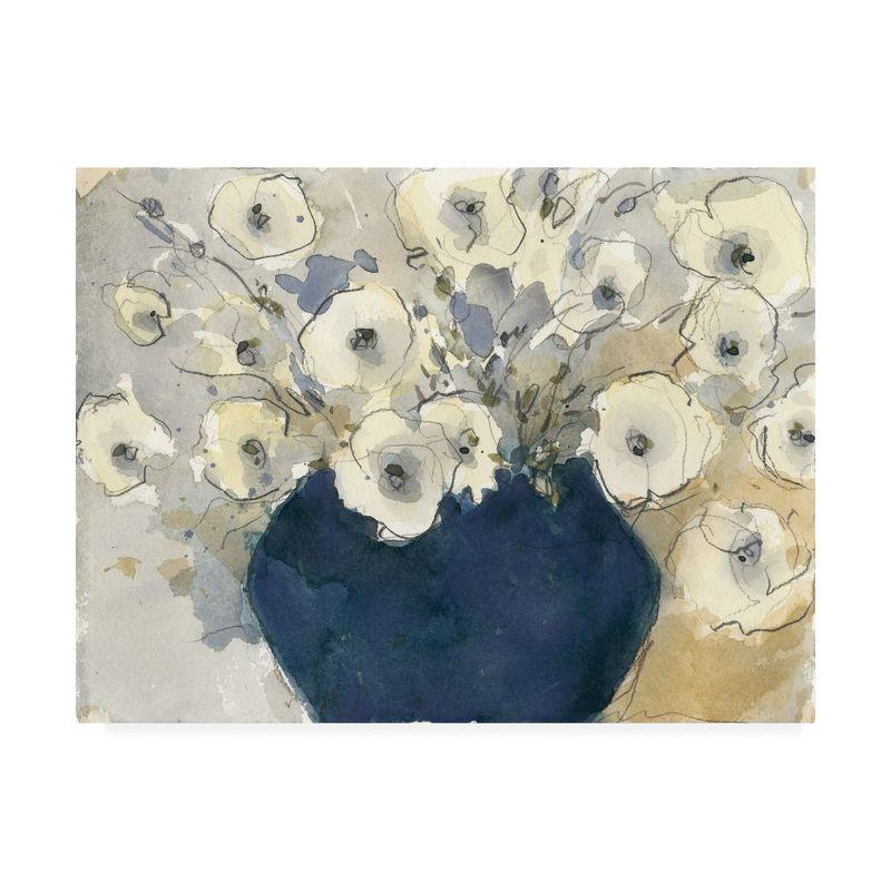 Trademark Fine Art - Samuel Dixon 'White Blossom Study Ii' Canvas Art - 35x47