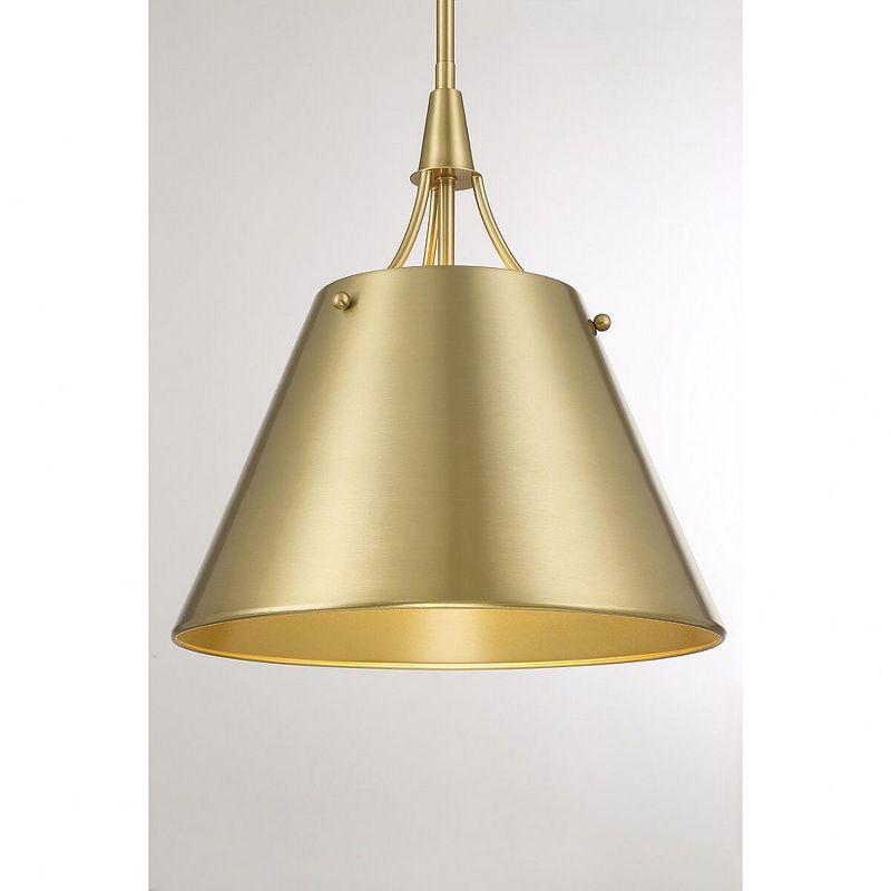 Savoy House Willis 1 - Light Pendant in  Warm Brass