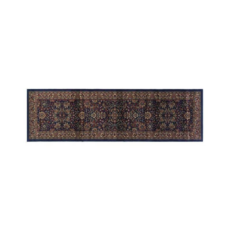 Ariana Blue Persian Border Low Pile Area Rug