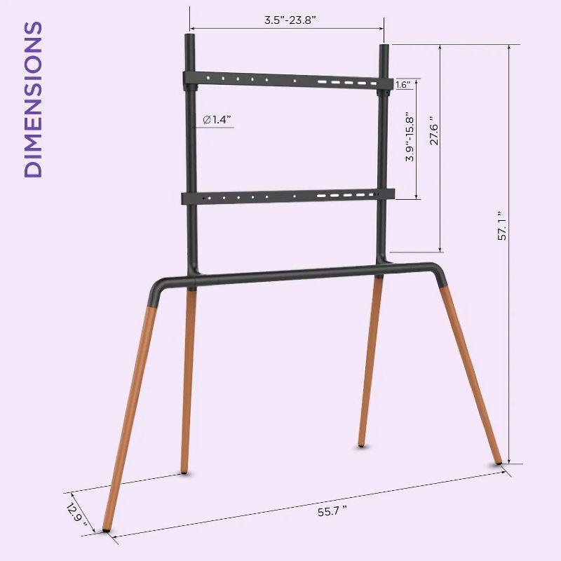Promounts ProMounts Premium  Easel TV Stand Mount for 42"-84" TVs and Holds Up to 99 Lbs.