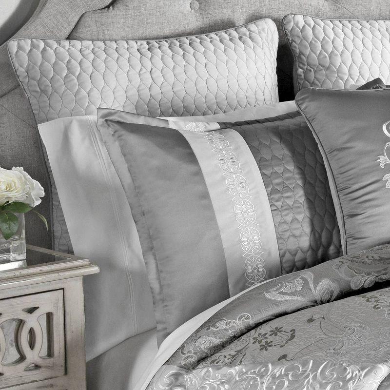 Queen 12pc Kacee Comforter Set Gray - Riverbrook Home