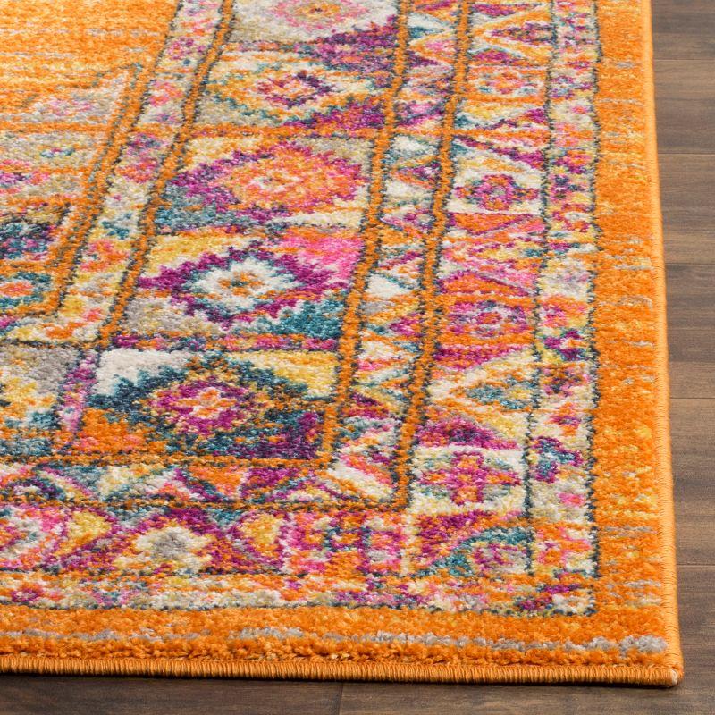 Madison MAD133 Power Loomed Indoor Area Rug - Orange/Fuchsia - 8'x10' - Safavieh