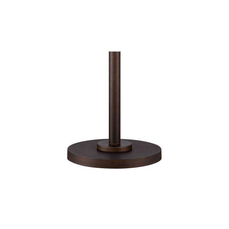 Possini Euro Design Meridian Light Blaster Modern Torchiere Floor Lamp 72" Tall Oil Rubbed Bronze LED Frosted Glass Shade for Living Room Bedroom Home